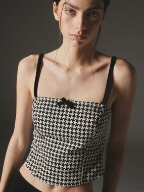 Motel Rocks Shika Gingham camisole top